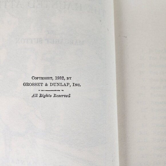 Vintage 1932 A Judy Bolton Mystery The Haunted Attic by Margaret Sutton - Picture 9 of 10